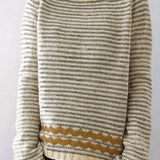 Isabelle™ | Pull rayé élégant confortable quotidien