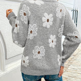Monique™ – Cardigan fleuri doux intemporel élégant