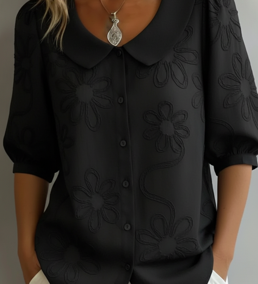 Aurélie™ — Blouse légère florale élégance naturelle
