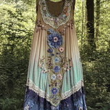 Evabella - Robe Bohème En Lin