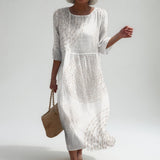 Améliane™ — Robe midi élégante à détails délicats
