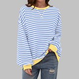 Chloe - Pull Rayé Décontracté