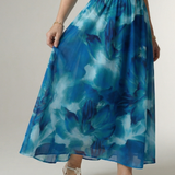 Robe Maxi Halter Froncée
