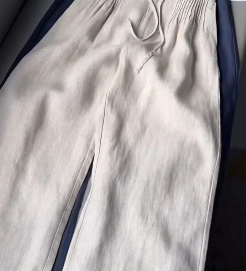 Zofia — Pantalon large en coton léger