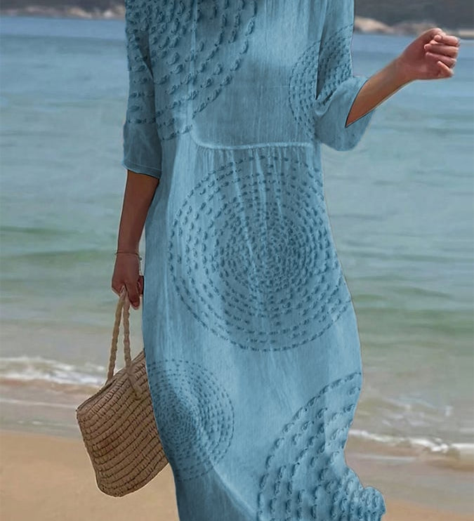 Améliane™ — Robe midi élégante à détails délicats