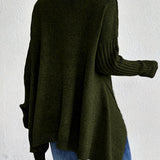 Léïna™ – Le Pull Col Montant Doux & Décontracté