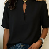 Élise - Blouse élégante au col raffiné