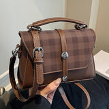 Élodie™ — Sac bandoulière carré chic contrasté