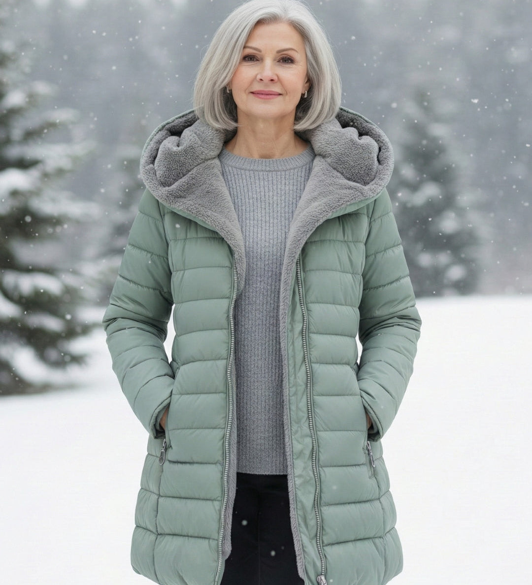 Marguerite™ — Veste matelassée chaude confortable élégante