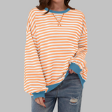 Chloe - Pull Rayé Décontracté