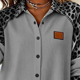 Aria - Chemise Léopard Élégante