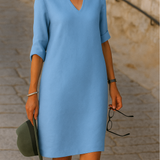 Lisette - Robe Élégante à Encolure en V