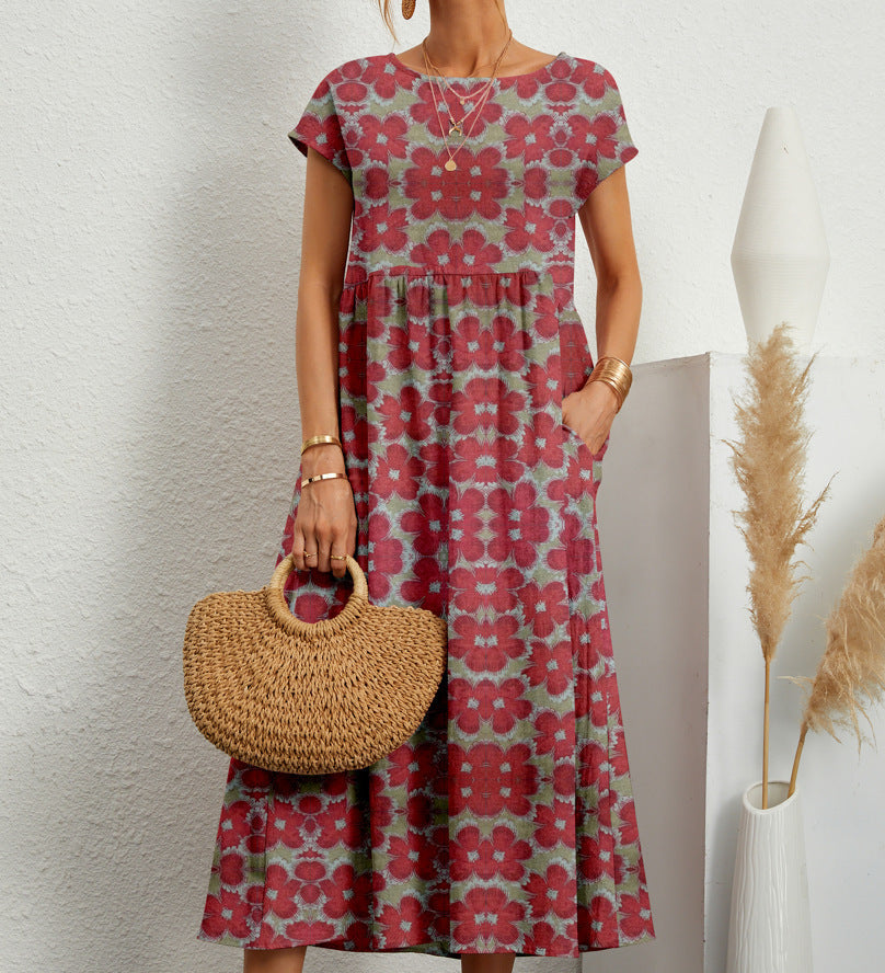 Deborah - Robe Florale Élégante