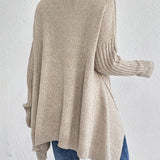 Léïna™ – Le Pull Col Montant Doux & Décontracté