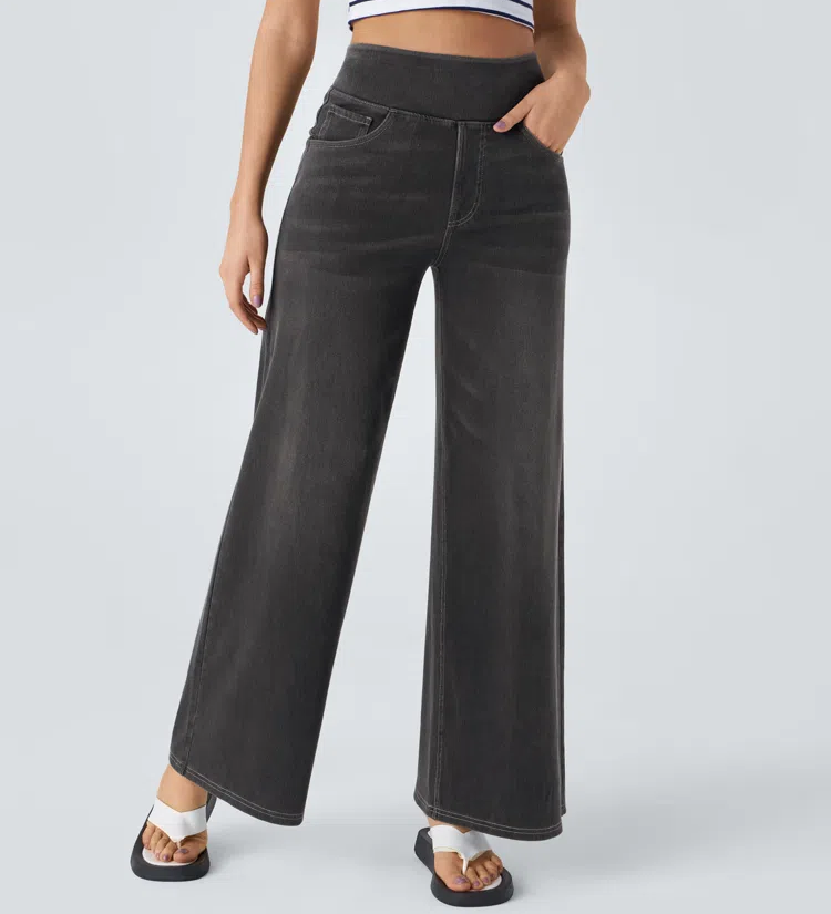 Héloïse™ — Pantalon large fluide confortable élégant