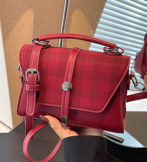 Élodie™ — Sac bandoulière carré chic contrasté