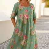 Eliza - Robe Midi Aérienne