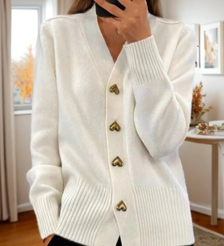 Dina - Cardigan Élégant Romantique
