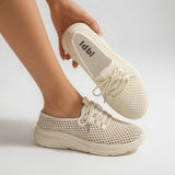 Éloïsette™ — Sneaker ajourée lacets plateforme légèreté féminine