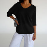 Lyséline™ — Pull fluide col V confortable
