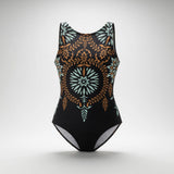Arabesque™ — Maillot une pièce imprimé mandala allure envoûtante