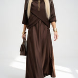 Soléanne™ — Robe longue fluide élégante moderne