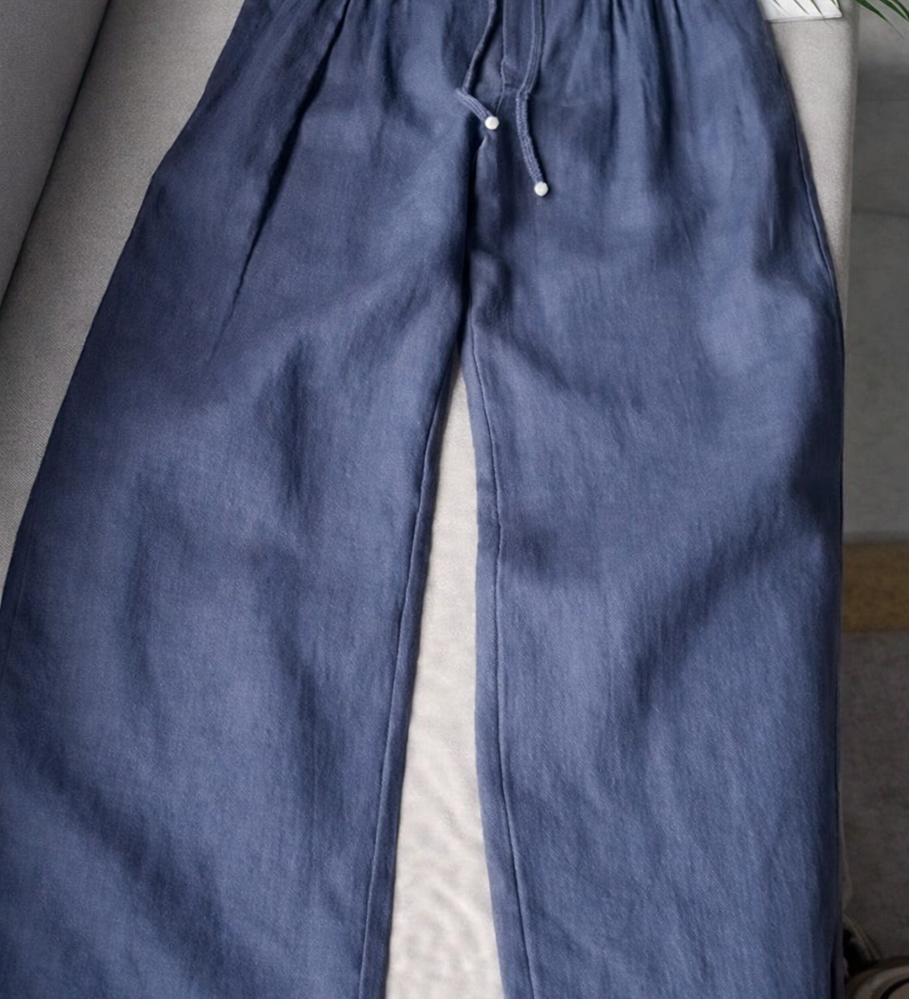 Zofia — Pantalon large en coton léger