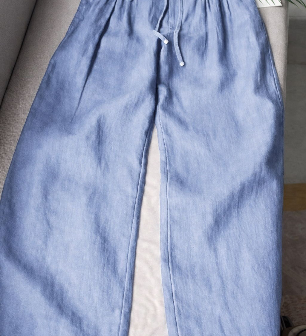 Zofia — Pantalon large en coton léger