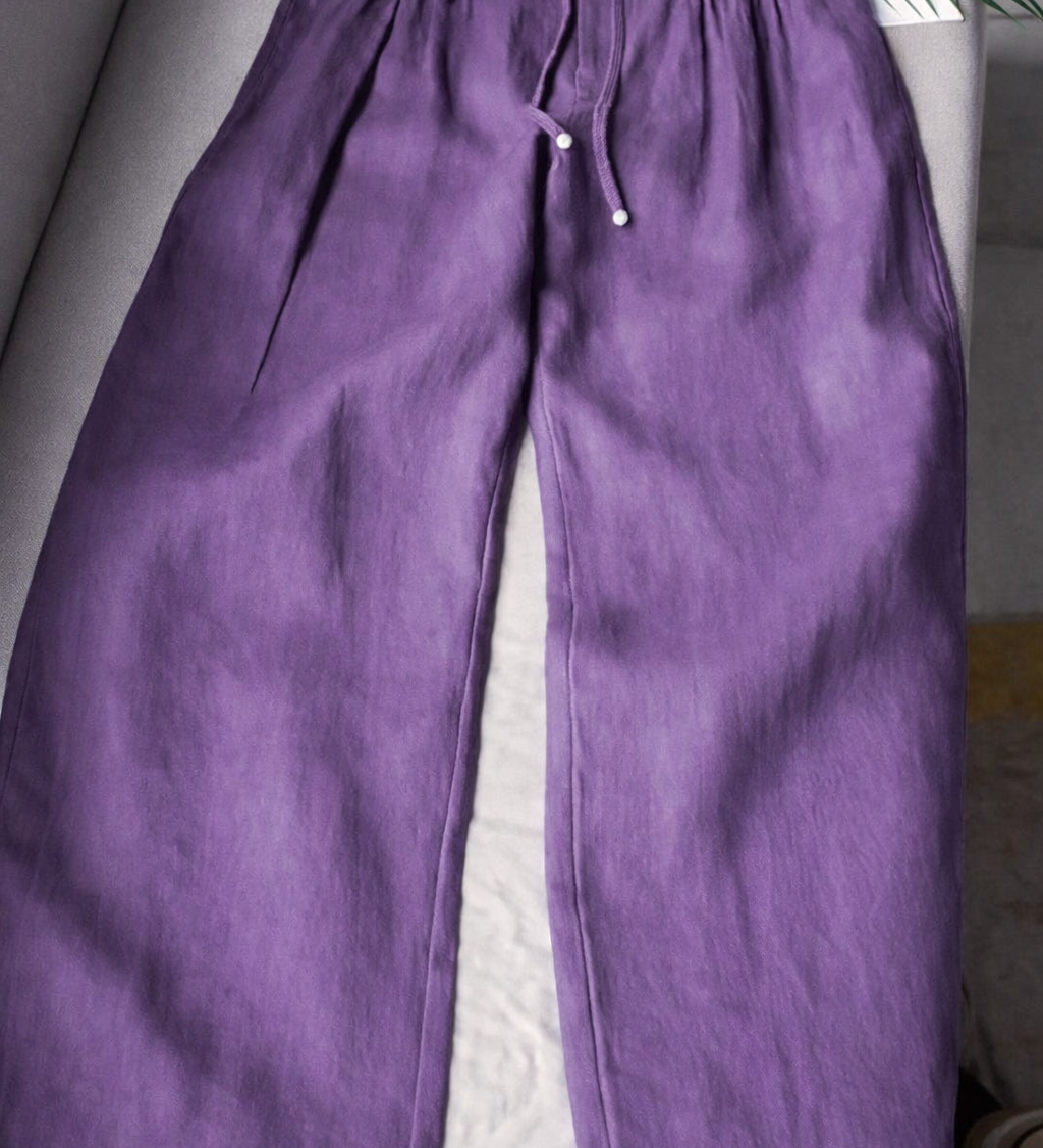 Zofia — Pantalon large en coton léger