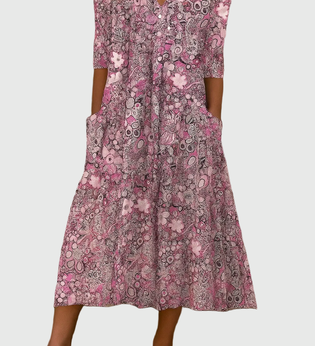 Rosa - Élégante Robe Midi