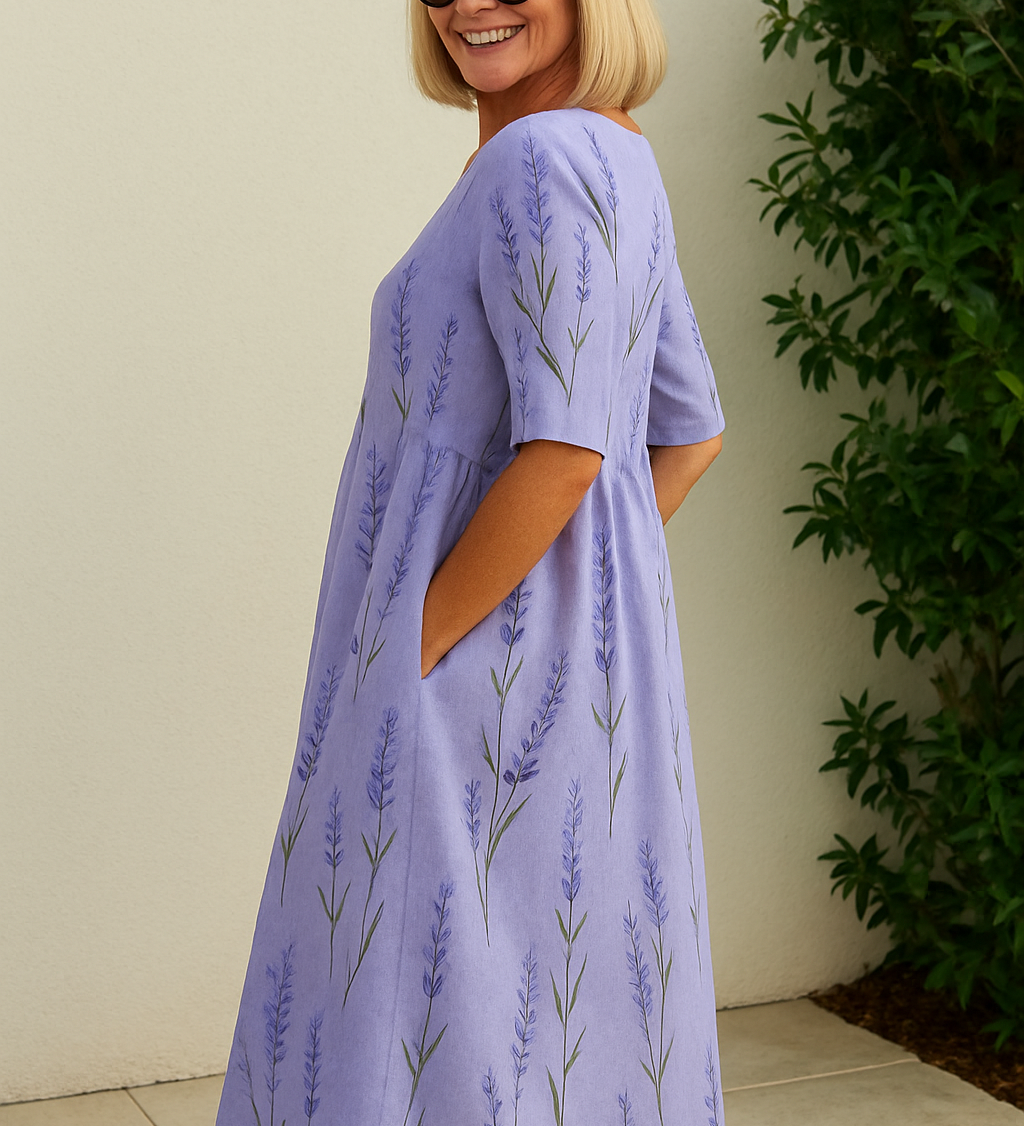 Eliza - Robe Midi Aérienne