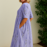 Eliza - Robe Midi Aérienne