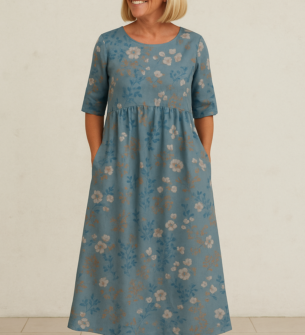 Eliza - Robe Midi Aérienne