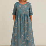 Eliza - Robe Midi Aérienne