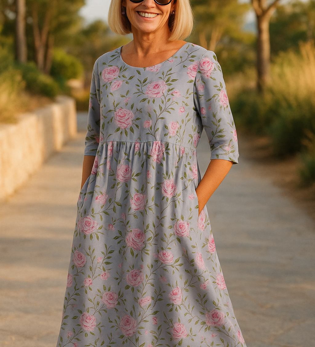 Eliza - Robe Midi Aérienne