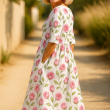 Eliza - Robe Midi Aérienne