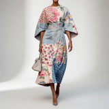 Mirabelle™ – Robe kimono florale, grâce orientale