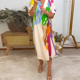 Rosaline - Robe Décontractée Colorée