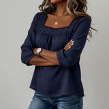 Célindre™ — Blouse dentelle col carré douceur féminine