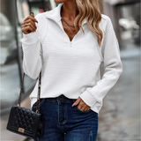 Suzanne - Pull Détail Demi-Zip