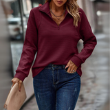 Suzanne - Pull Détail Demi-Zip