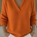 Faye - Pull V-Neck Élégant