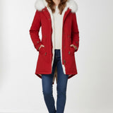 Giulia d’Hiver™ — Manteau chaud à capuche élégante