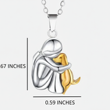 Olivia™ – Collier avec pendentif en forme de chien