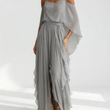 Élysandre™ — Robe longue fluide élégante aérienne
