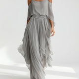 Élysandre™ — Robe longue fluide élégante aérienne