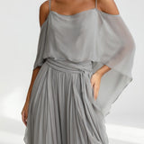 Élysandre™ — Robe longue fluide élégante aérienne
