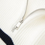 Cazel | Pull zippé rayé