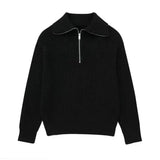 Cazel | Pull zippé rayé