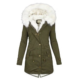 Giulia d’Hiver™ — Manteau chaud à capuche élégante